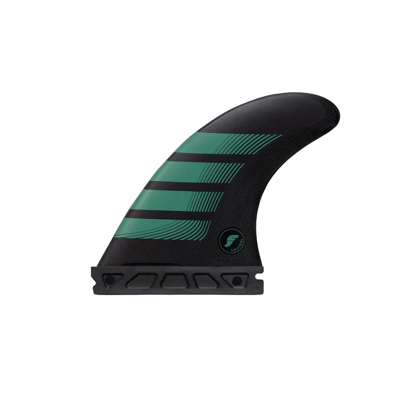 F6 ALPHA TRUSTER FIN SET|carbon/teal|M