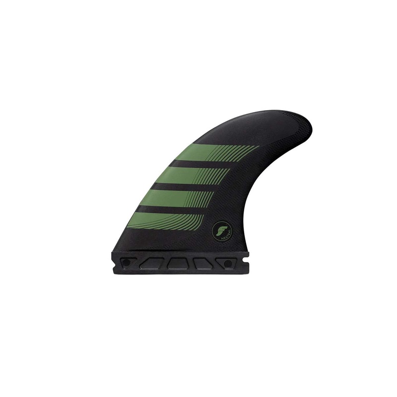 F8 ALPHA TRUSTER FIN SET|carbon/olive|L