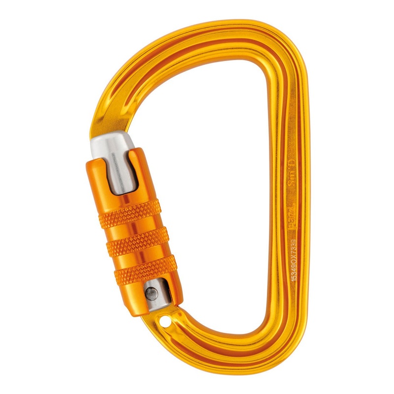 Sm’D Triact-Lock Carabiner|Yellow|Black