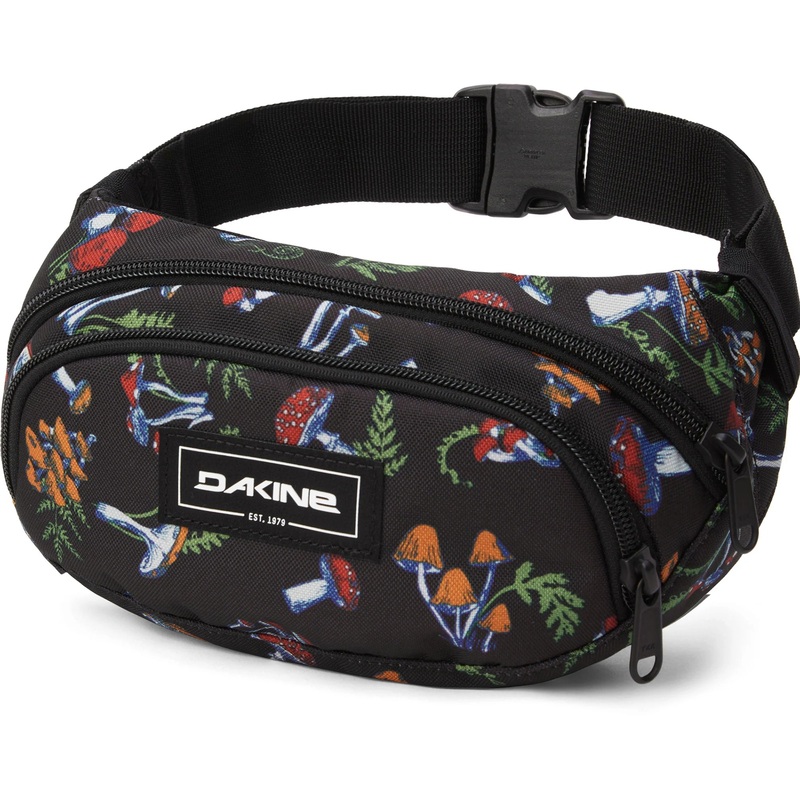 Hip Pack|Mushroom Wonderland|Black|Bear Games|Crafty|Tropic Dusk