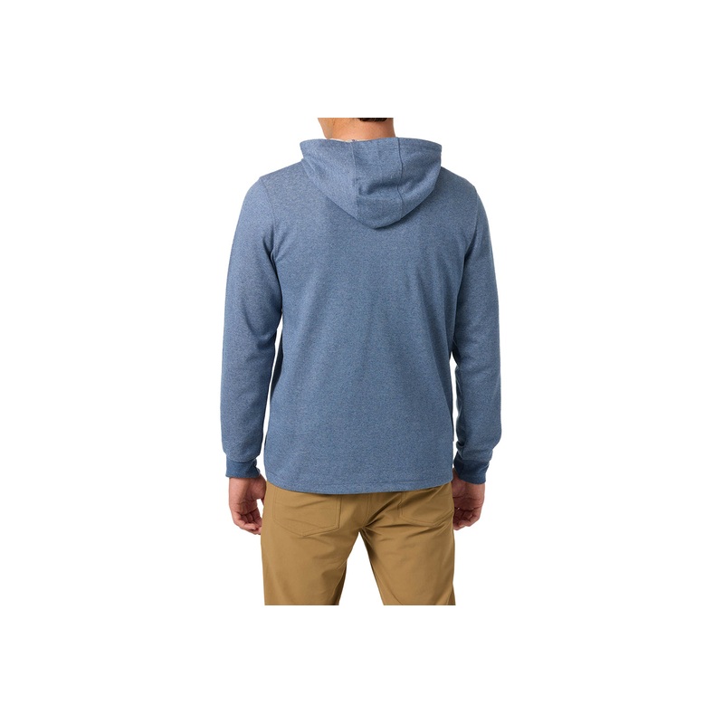 CANTINA HOODED TEXTURED KNIT|blue mirage|S|M|L|XL