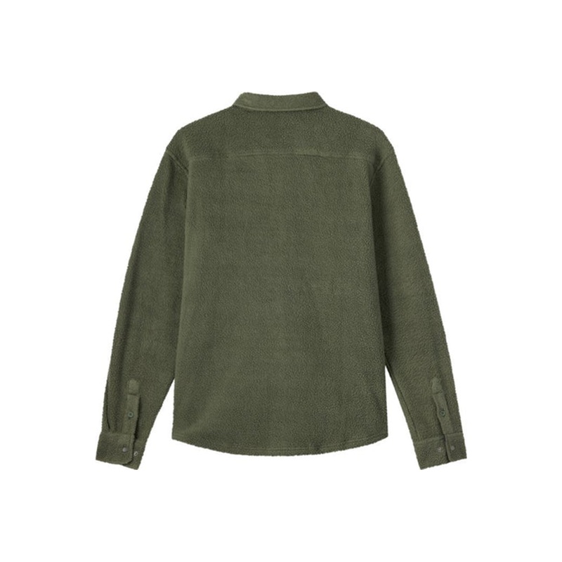 GLACIER HIGH PILE OVERSHIRT|olive|M|L|XL