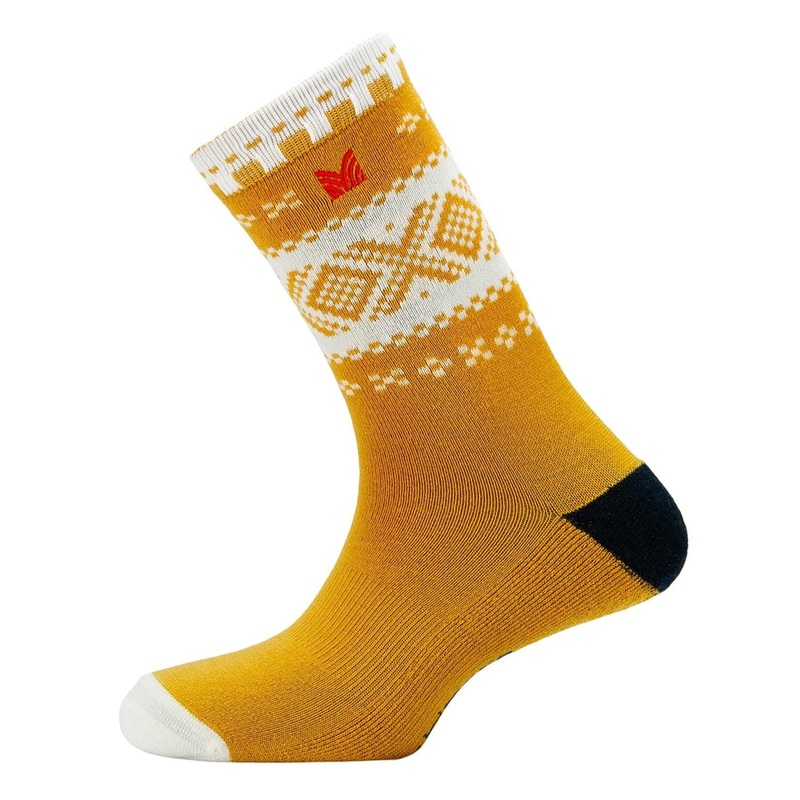 Cortina Crew Socks|Mustard / Offwhite|Raspberry / Offwhite|Offwhite / Navy|Small|Large