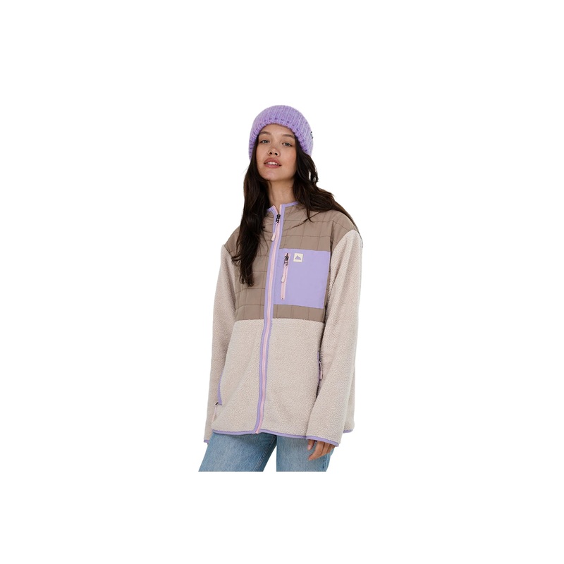 HIGHLAND FLEECE VEST|cream/tan|M|L|XL