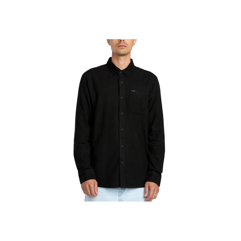 CADEN SOLID LS SHIRT|antique black|S|M|L|XL
