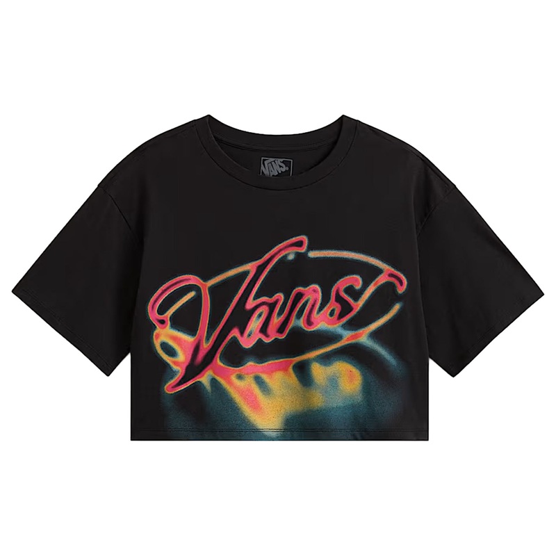 AFTERBURN RELAXED CROP SS|black|M|L