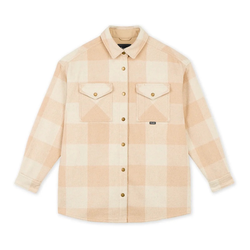 Women’s Canadian Overshirt|Oatmeal & Tan|Stone Blue & Safari|Lavender Grey & Cream|XSmall|Small|Medium|Large|XLarge