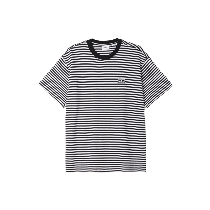 EST WRKS EYES STRIPE T-SHIRT|black multi|S|M|L|XL