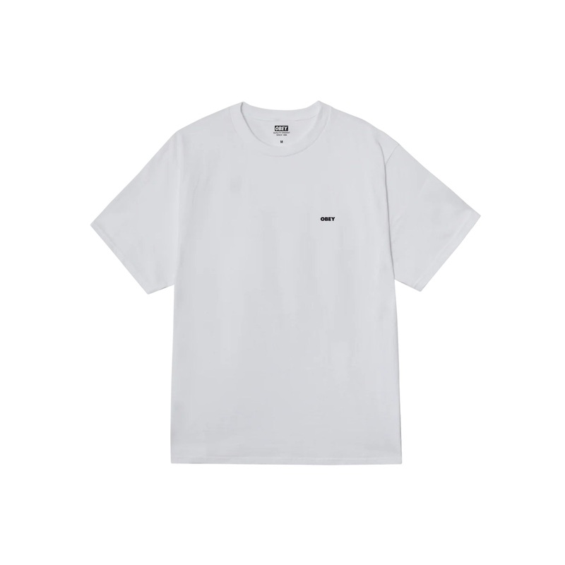 QUARTER ICON T-SHIRT|white|pale yellow|M|L|XL