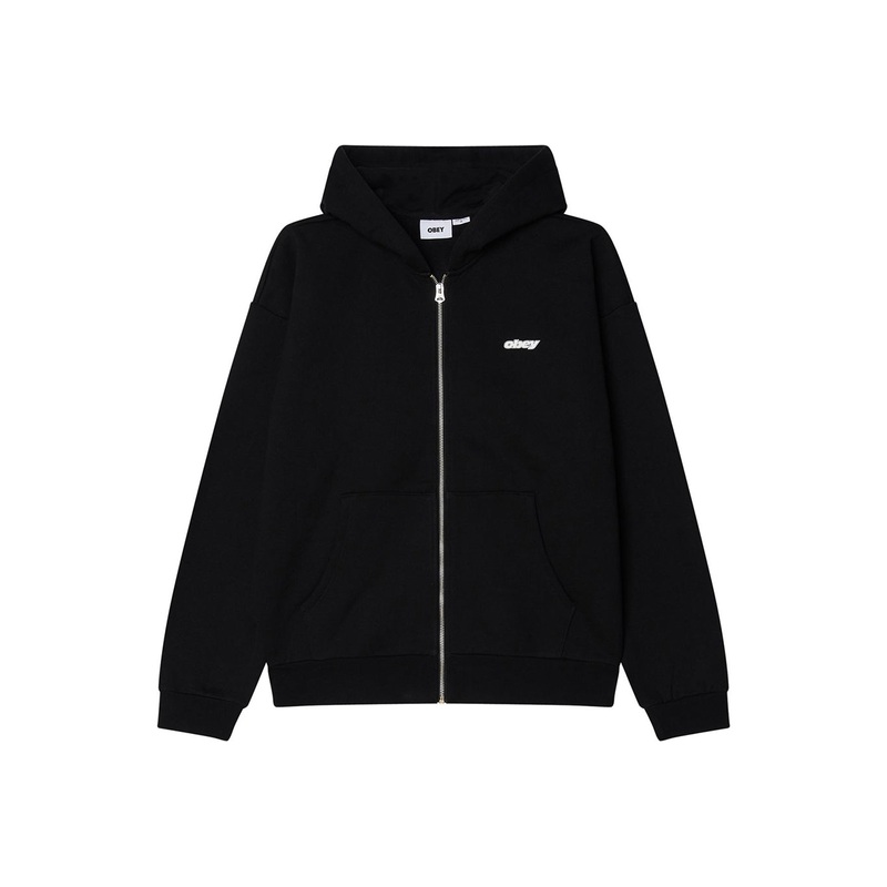 GAZE EXTRA HEAVY ZIP HOOD|black|M|L|XL