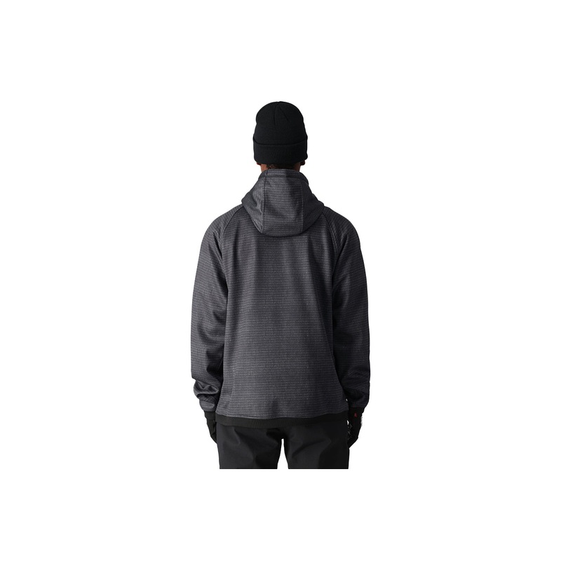 BONDED FLEECE HOODY|black|M|L|XL|XXL