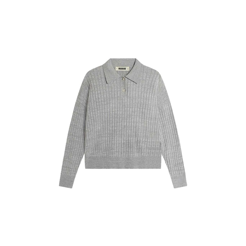 MOULS KNITED POLO|light grey|S|M|L