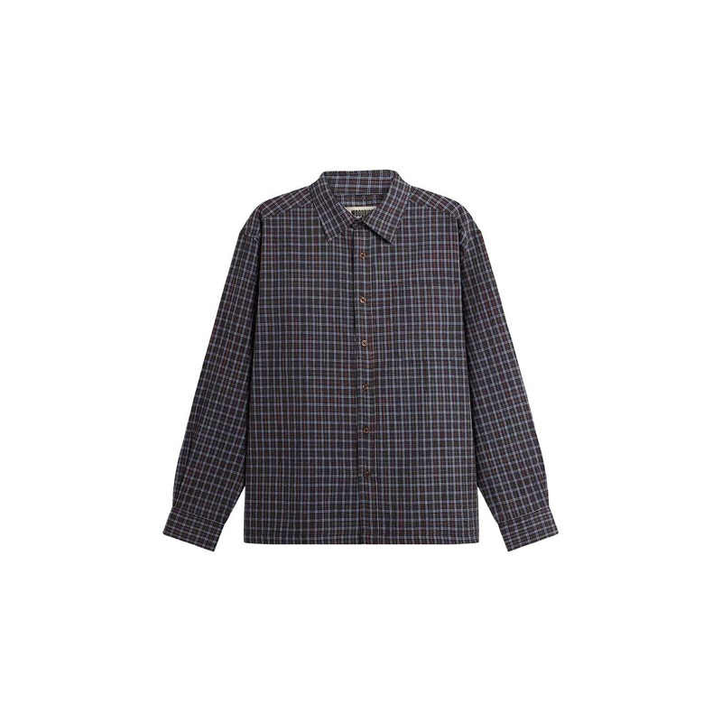 BUZO CHUCK SHIRT|brown check|S|M|L|XL
