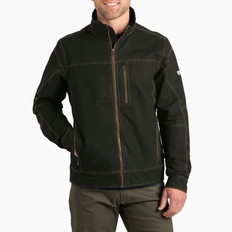 Men’s Burr Jacket|Espresso|Gun Metal|Khaki|Small|Medium|Large|XLarge|XXLarge|XXXLarge