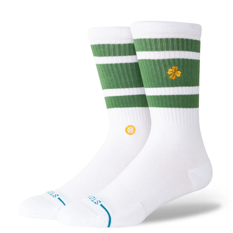 Feelin Lucky Crew Socks|Green|Small|Medium|Large