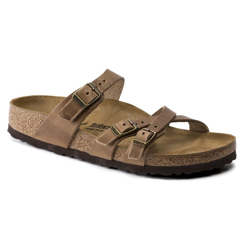 Franca Oiled Leather Sandals|Tobacco Brown|36 EU|37 EU|38 EU|39 EU|40 EU|41 EU|42 EU|43 EU|44 EU|45 EU|Regular/Wide