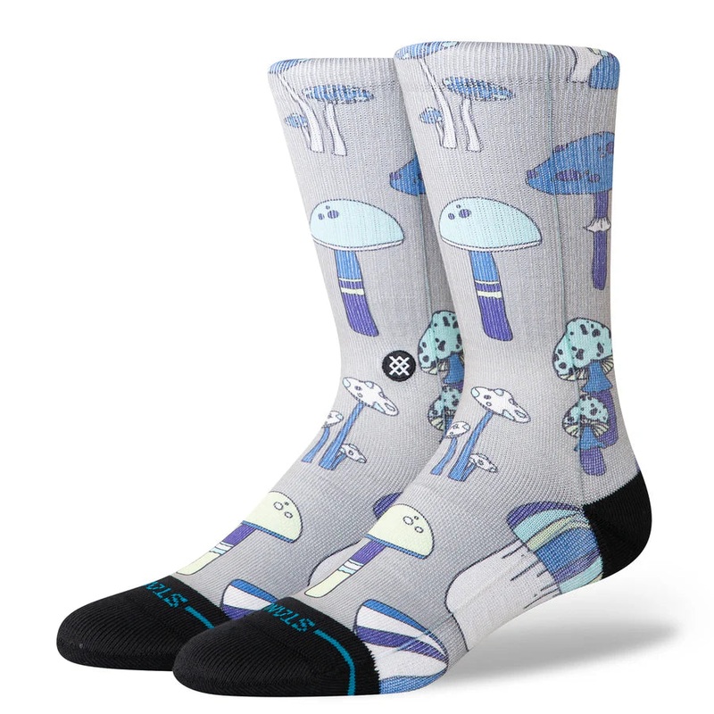 Microbial Crew Socks|String Grey|Small|Medium|Large