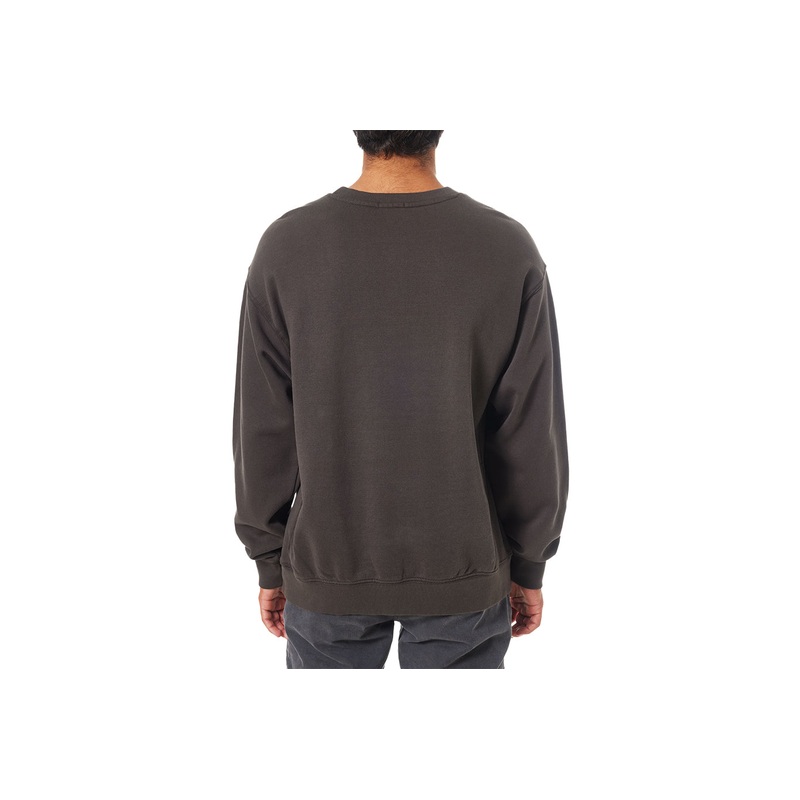 EMB CREW FLEECE|black wash|S|M|L|XL