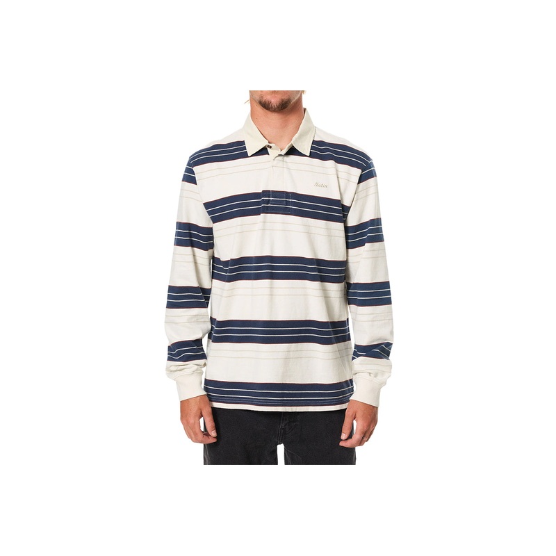 GREG LS RUGBY POLO|dark blue|S|M