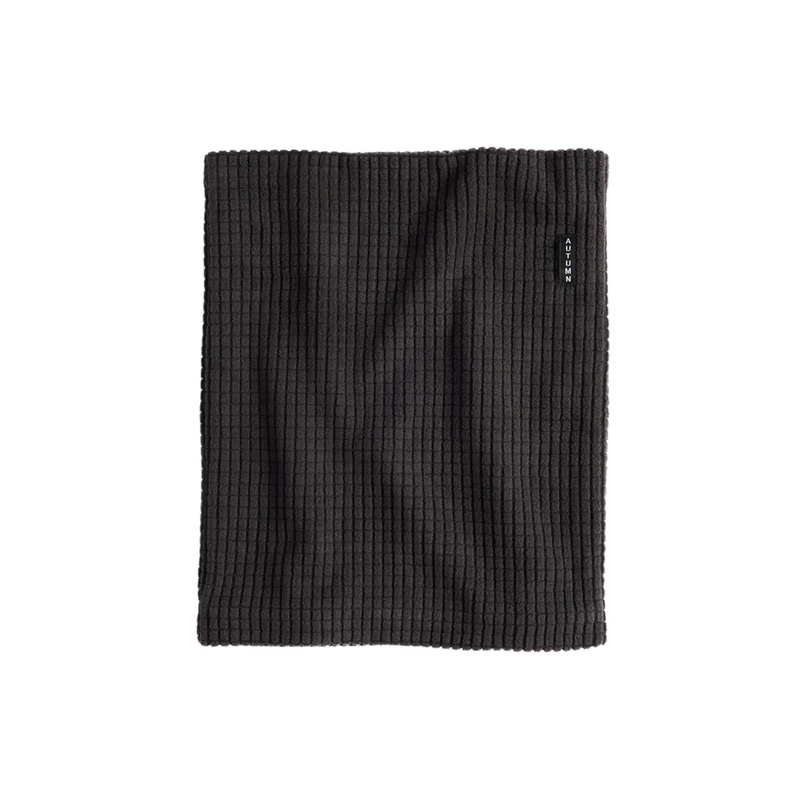 GRID FLEECE NECK GAITER|black|sand|O/S