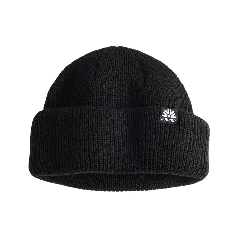DOUBLE ROLL BEANIE|black|eggshell|sycamore|O/S