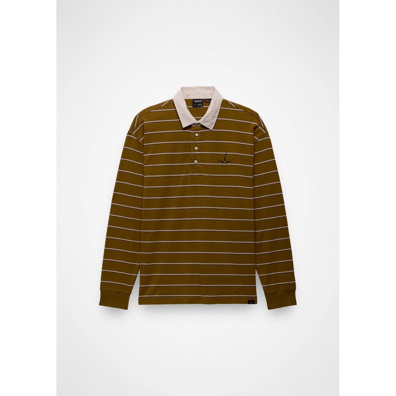 Rockblock Rugby Shirt|Retro Olive|Small|Medium|Large|XLarge