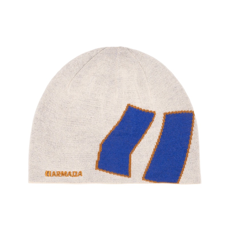 SKULLY BEANIE|cream dazzler/golden b|O/S