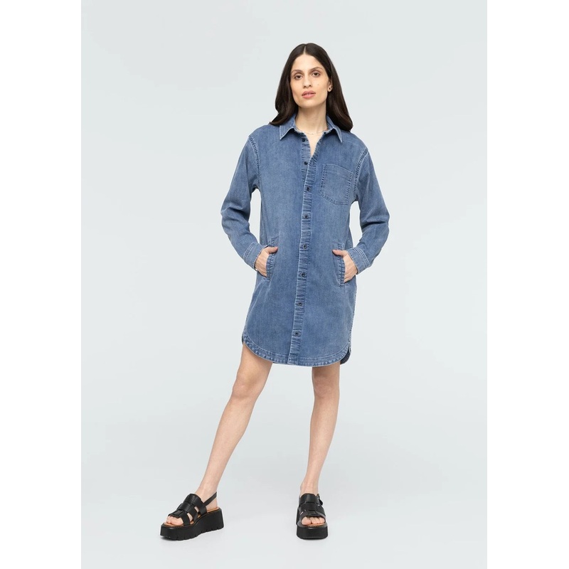 Women’s Performance Denim Lite Shirt Dress