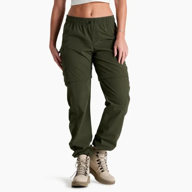 Women’s Freeflex Zip Off Pant|Dark Moss|XSmall|Small|Medium|Large|XLarge