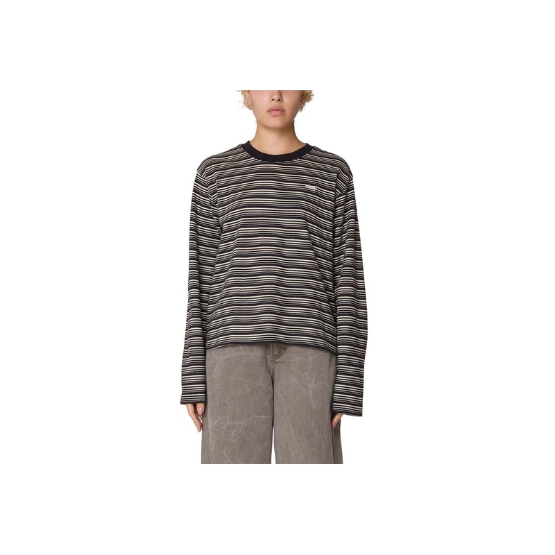 DOROTHY STRIPE LS|digital black multi|S|M|L