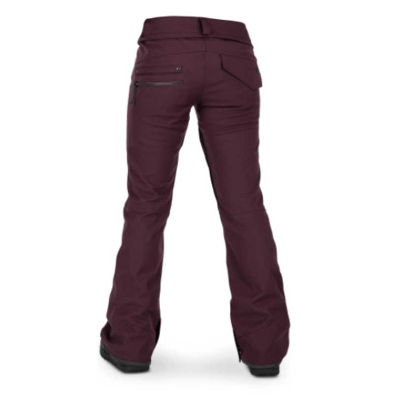 2022 Volcom Womens Species Stretch Pant in Merlot
