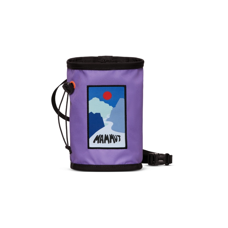 Gym Print Chalk Bag|Lavandin|Alloy|Black|Savannah|Climbing Scene AOP|White|Island AOP