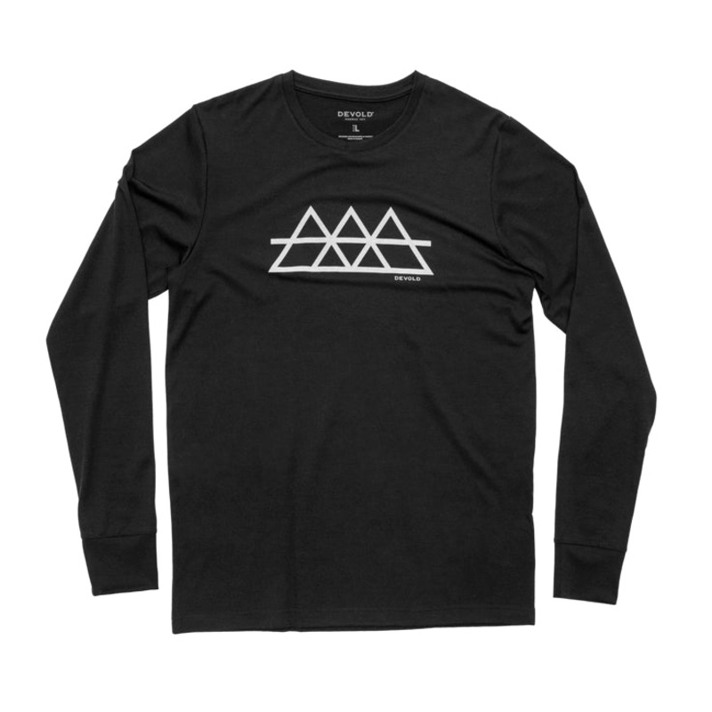 Men’s Classic Triple LS Shirt|Black|Small|Medium|Large|XLarge