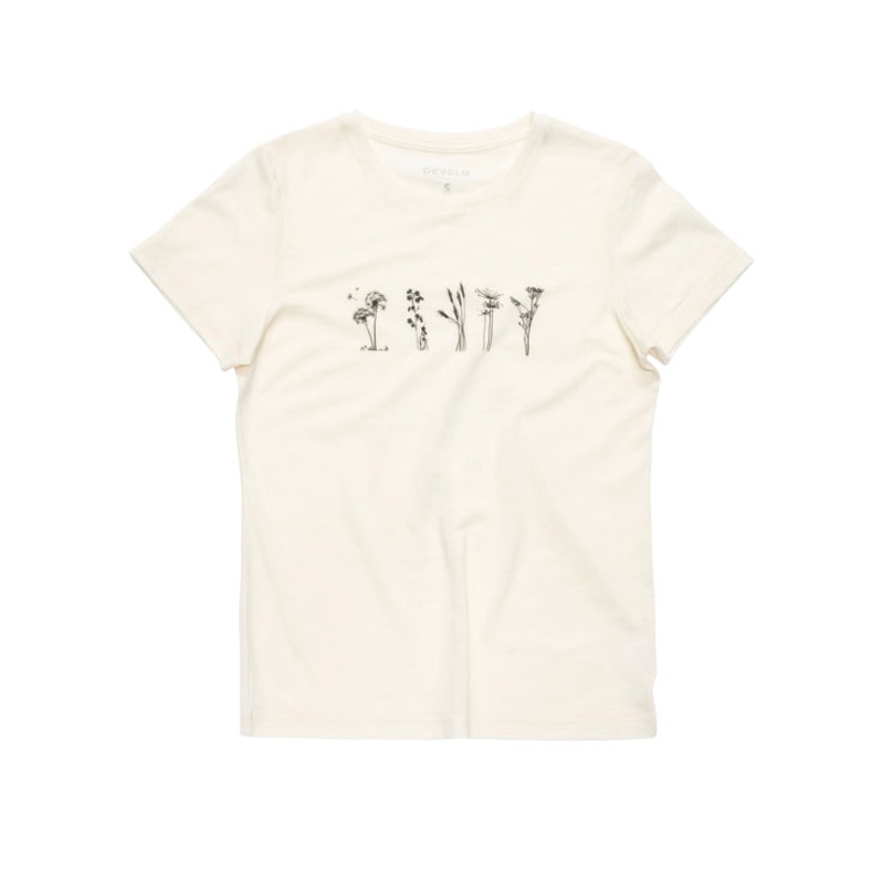 Women’s Classic Flowers Tee|White|Chalk PInk|XSmall|Small|Medium|Large