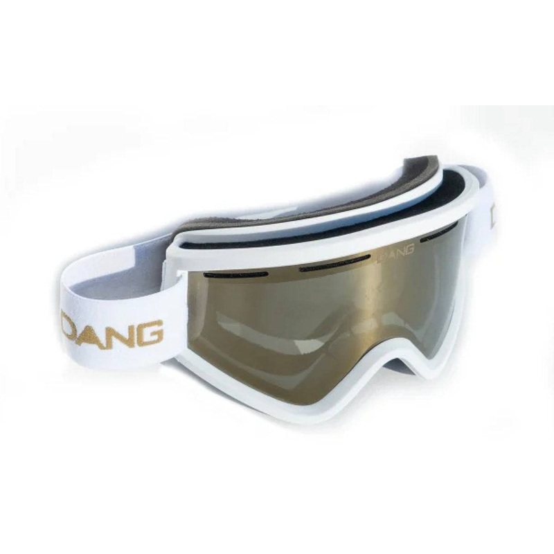 Dang Shades OG Snow Goggle|Black Frames with Blue Mirror Lens|Black Frames with Black Smoke Lens|Black Frames with Gold Lens|White Frames with 24k Bronze Lens|Rust Frames with Chrome Lens|Black Frames with Fire MIrror Lens