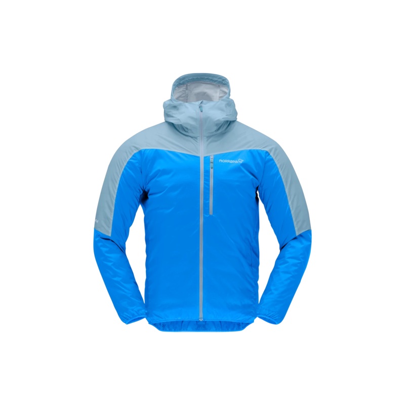 Men’s Falketind Aero60 Hood|Skydiver|Calendula|Caviar Black|Small|Medium|Large|XLarge