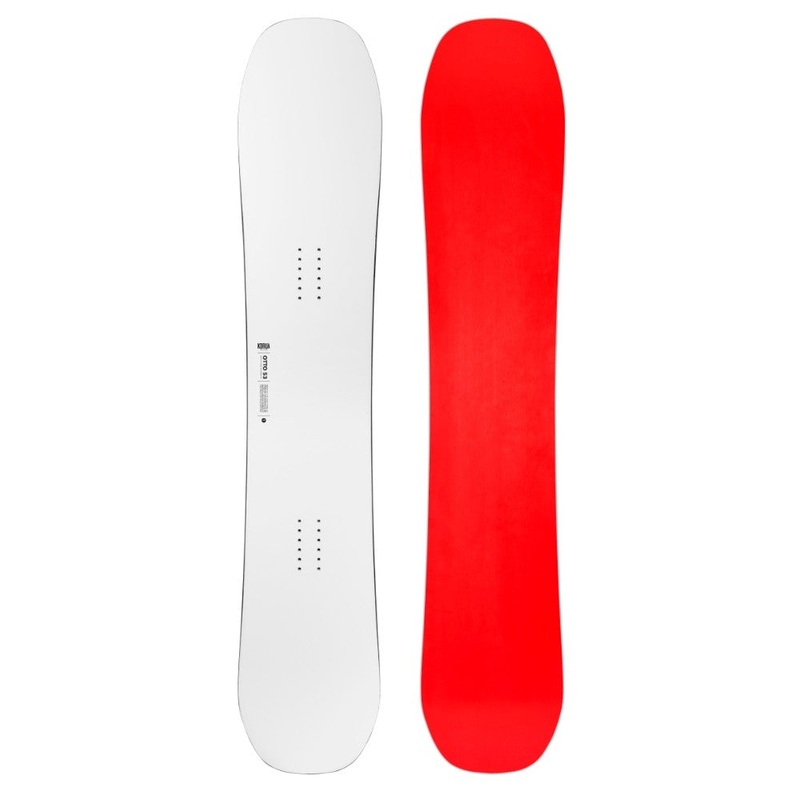 Korua Otto Snowboard|Brush White|Gloss White|153|157|161