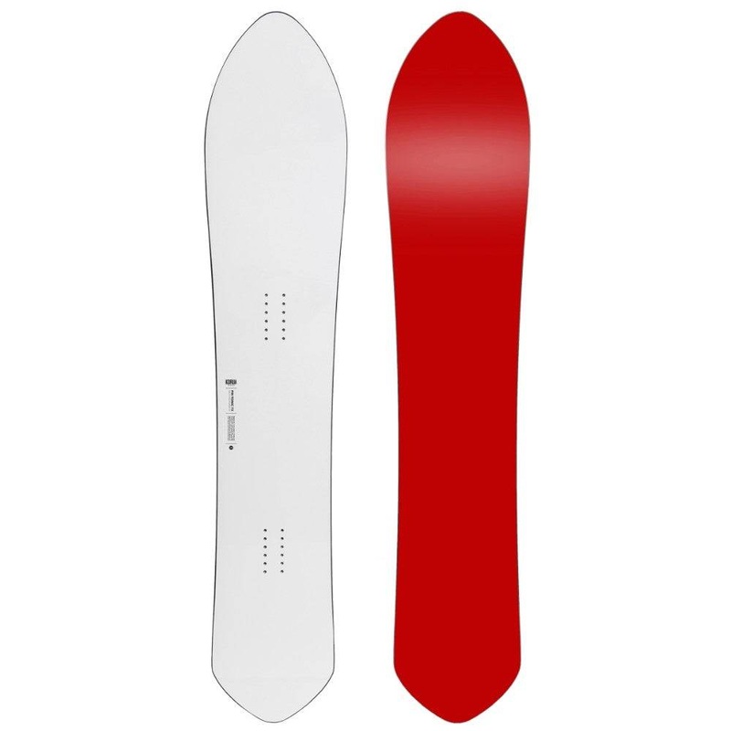Korua Pin Tonic Snowboard|Brush White|Gloss White|166|172|159