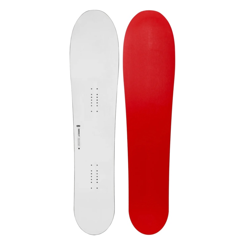 Korua Uberegg Snowboard|Brush White|Gloss White|157