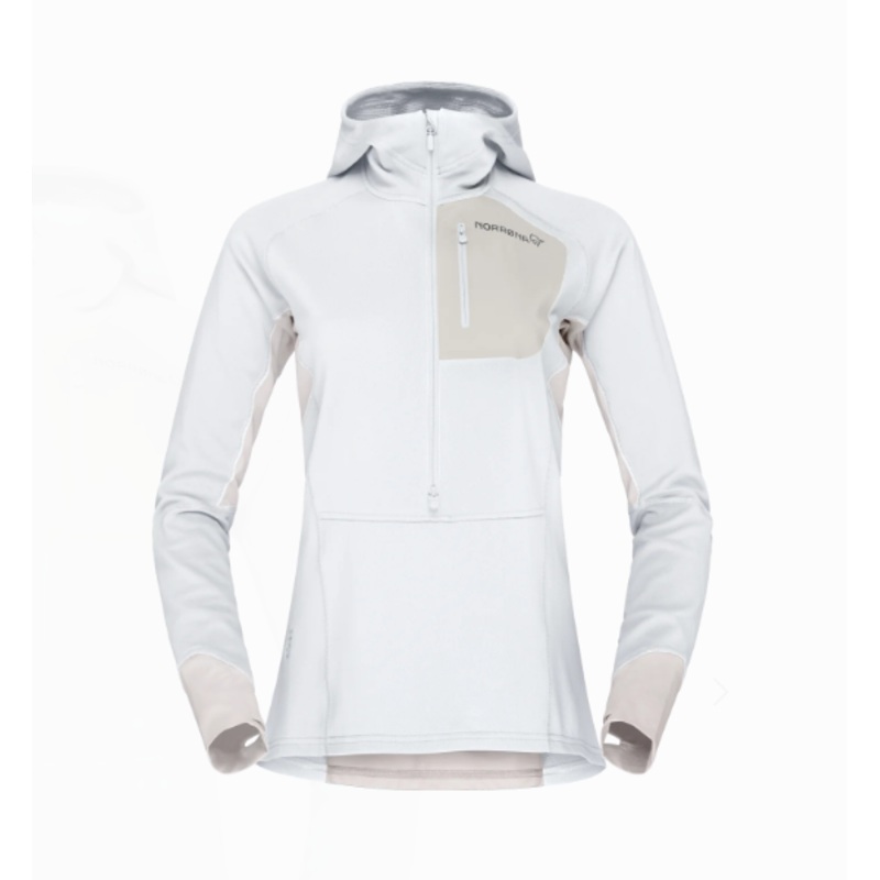 Women’s Senja Warm Hoody|Snow White|Royal Blue|Flamingo Orange|XSmall|Small|Medium|Large