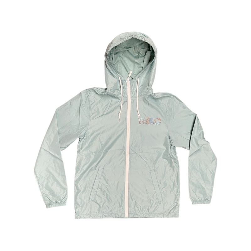 Milosport Piper Logo Windbreaker Aqua
