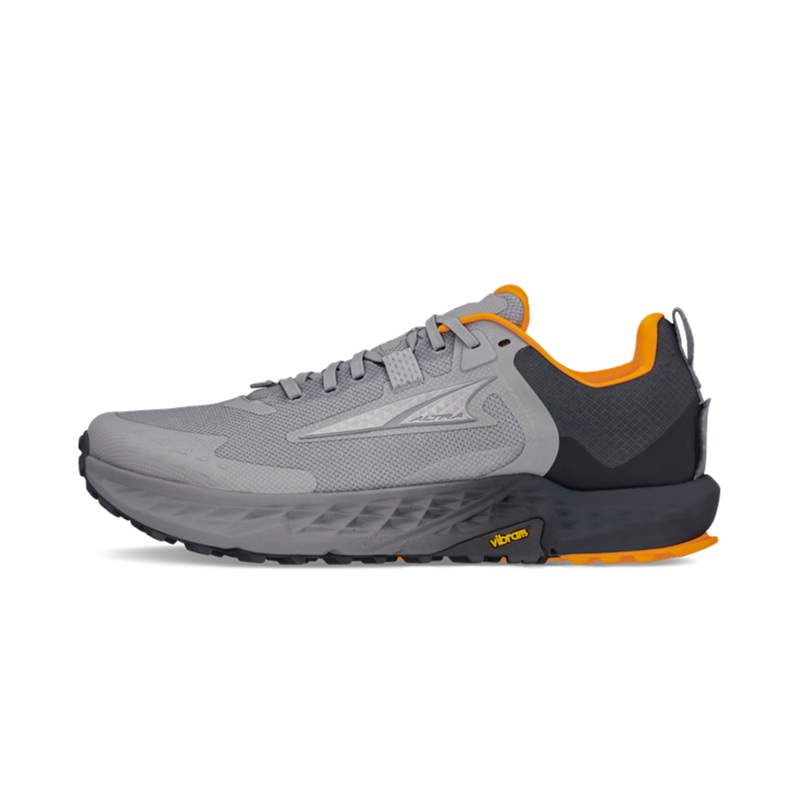 Men’s Timp 5 Running Shoes|Gray|Orange / Teal|8 US|8.5 US|9 US|9.5 US|10 US|10.5 US|11 US|11.5 US|12 US