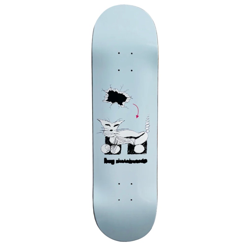 Frog Skateboards Cat Escape! Deck (Blue) 8.6