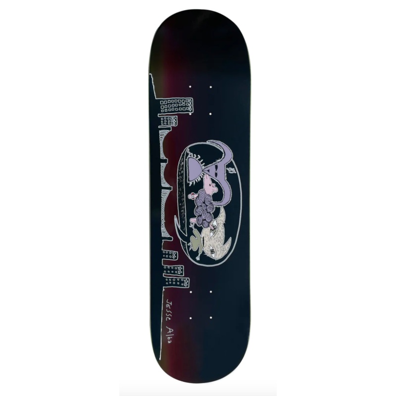 Frog Skateboards Cream City (Jesse Alba) (Black) 8.5