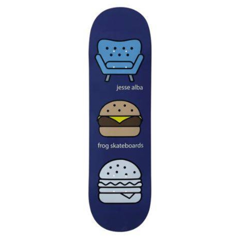Frog Skateboards Ghost Burger (Jesse Alba) Deck in 8.25