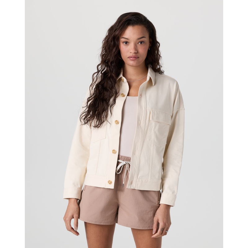Women’s Mackenzie Jacket|Natural|Washed Black|Small|Medium|Large