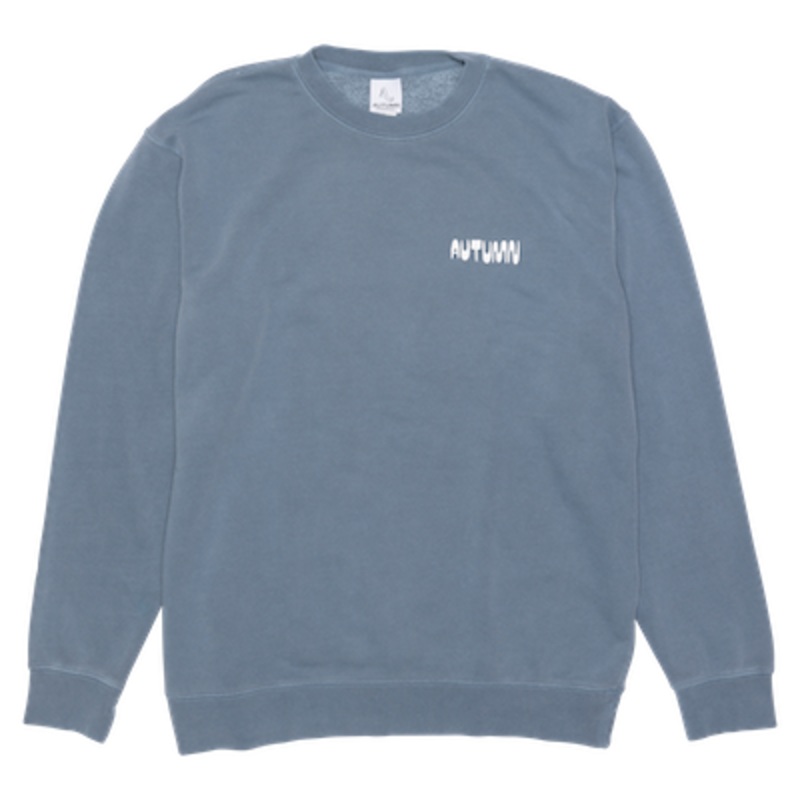 Autumn Apres Crewneck Sweatshirt in Pigment Slate Blue 2024