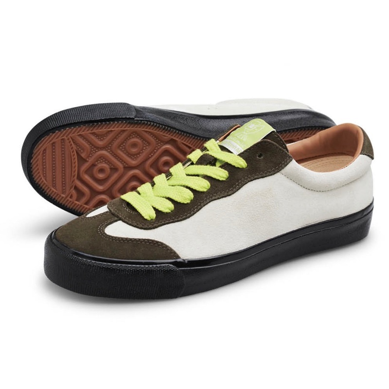 Last Resort AB VM004 Milic Lo Suede Skate Shoe in Olive Cream and Black