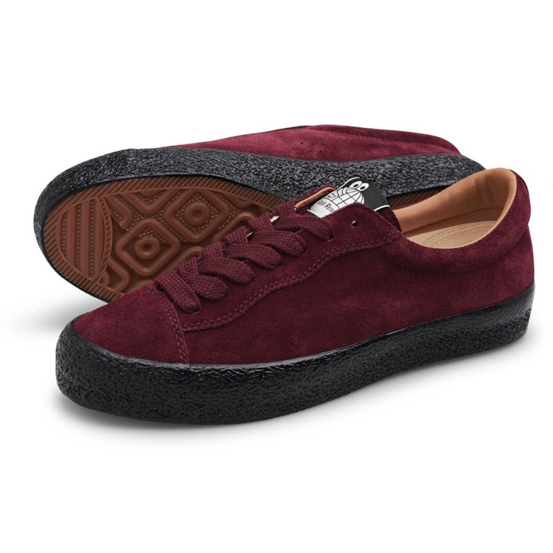 Last Resort AB VM002 Lo Suede Skate Shoe in Wine and Black