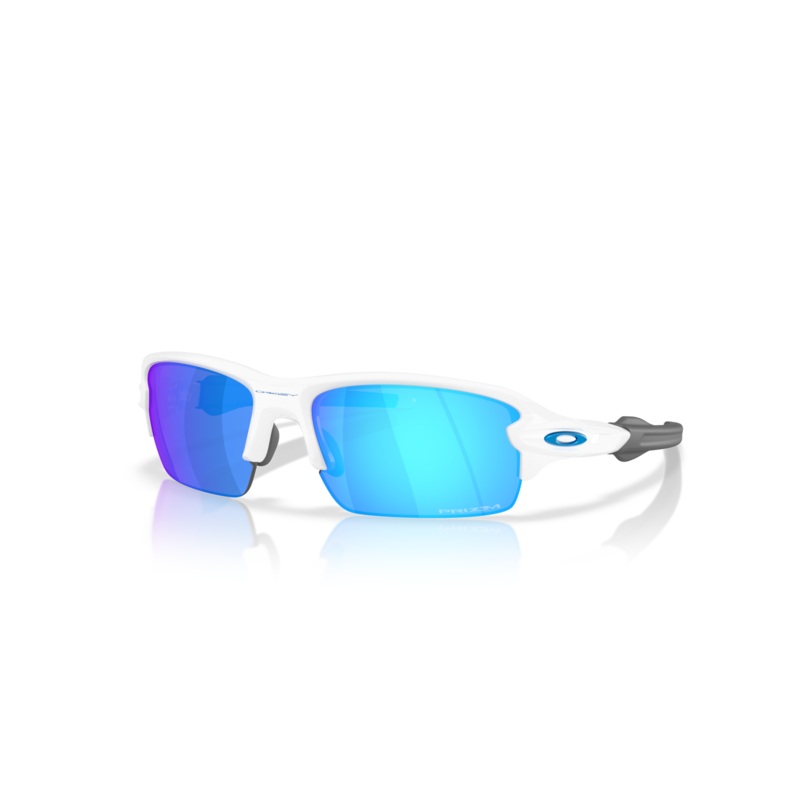 Flak 2.0 S Sunglasses|Polished Black – Prizm Black Polarized|Polished White – Prizm Sapphire
